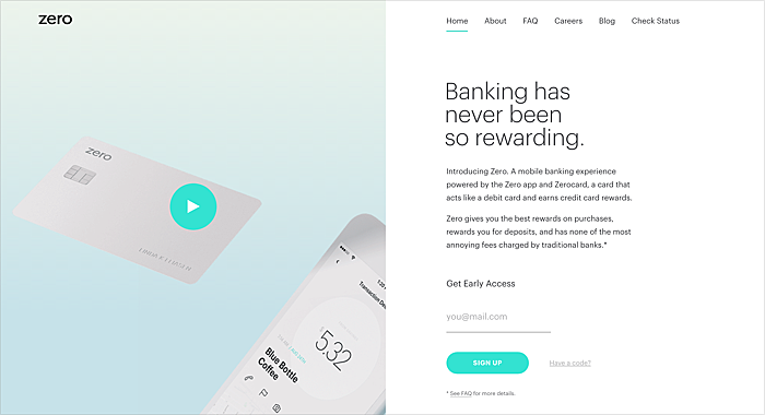 simple banking website