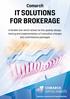 Comarch IT SOLUTIONS FOR BROKERAGE