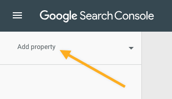 Google Search Console - Add Property