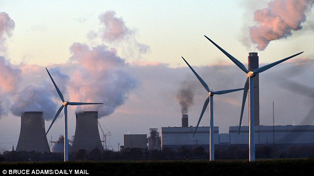 Green power: A think tank has identified 103 turbines in Britain which are taking advantage of the loophole, which allows 