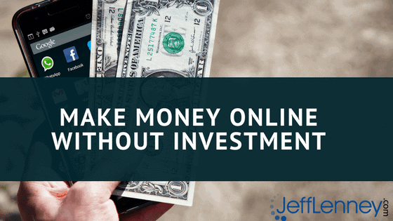 How to Make Money Online Without Paying Anything