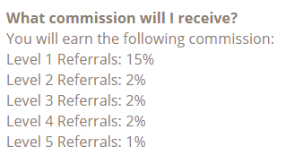 timebucks referral commissions